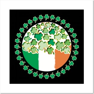 Saint Patrick’s Day Shamrocks - Ireland Colors Posters and Art